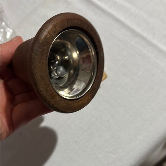 Brown vintage wooden MaLeck Bell- NWT - Picture 4 of 4